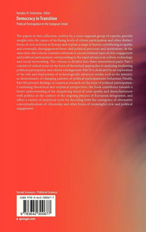 Produktbild: Democracy in Transition
