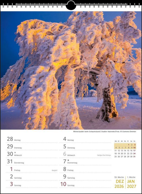 Produktbild: Zwei-Wochenplaner Schwarzwald 2027