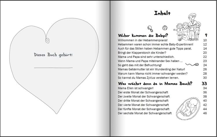 Produktbild: Das große Storchenmalbuch - Mach's dir bunt! Hebammenwissen für Kinder zum Thema Babys machen, kriegen, haben