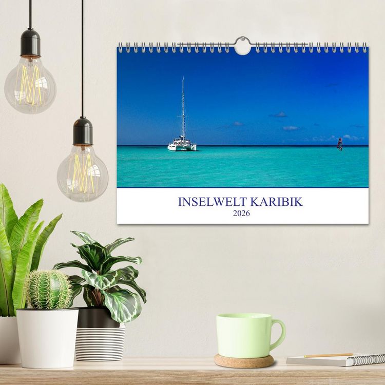 Produktbild: Inselwelt Karibik (Wandkalender 2026 DIN A4 quer), CALVENDO Monatskalender