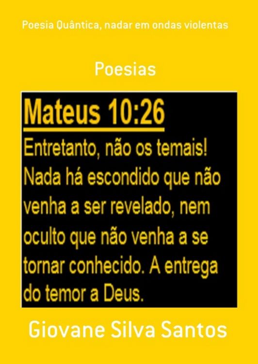 Produktbild: Poesia Qu&acirc;ntica, Nadar Em Ondas Violentas
