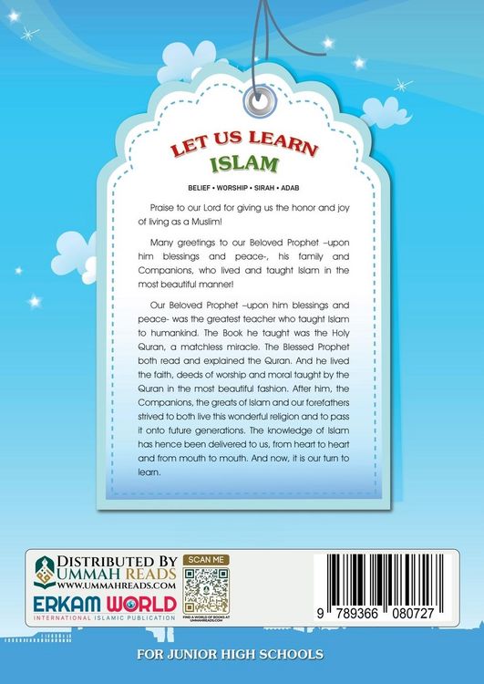 Produktbild: Let us Learn Islam (Belief, Worship, Sirah, Adab - According to the Maliki School) [7th Class]