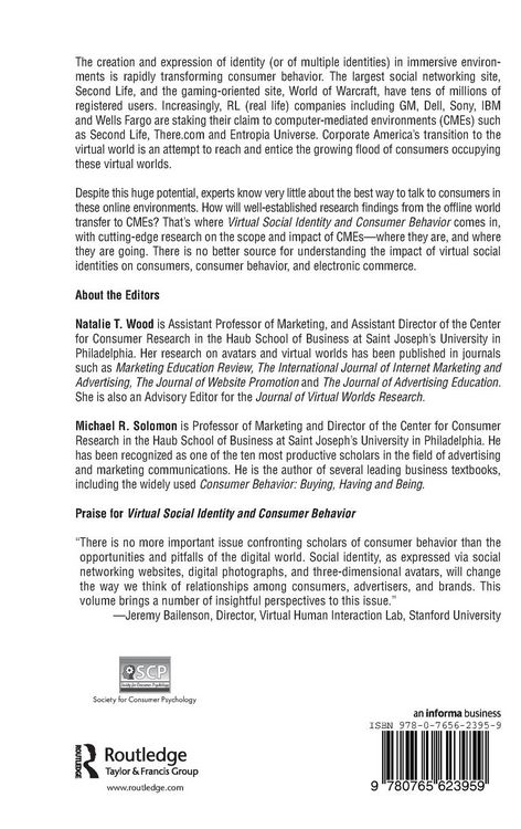 Produktbild: Virtual Social Identity and Consumer Behavior