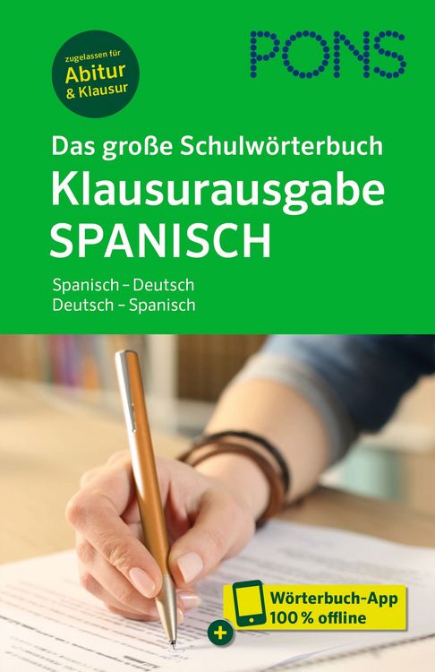 Produktbild: PONS Das gro&szlig;e Schulw&ouml;rterbuch Klausurausgabe Spanisch