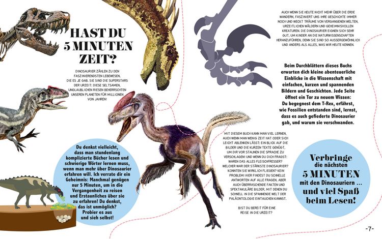 Produktbild: 5-Minuten Wissen Dinosaurier