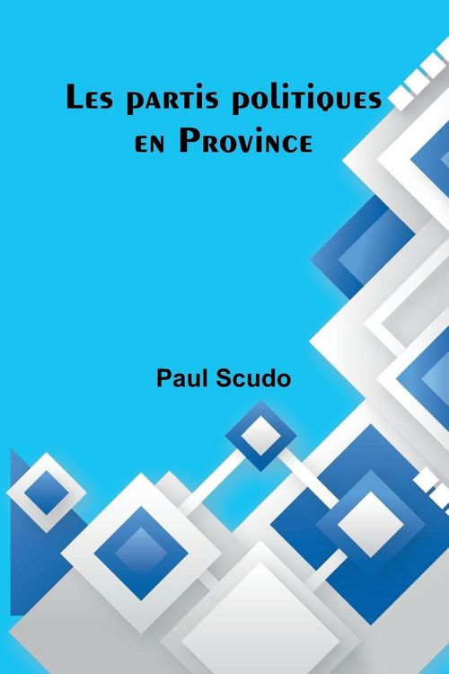 Produktbild: Les partis politiques en Province