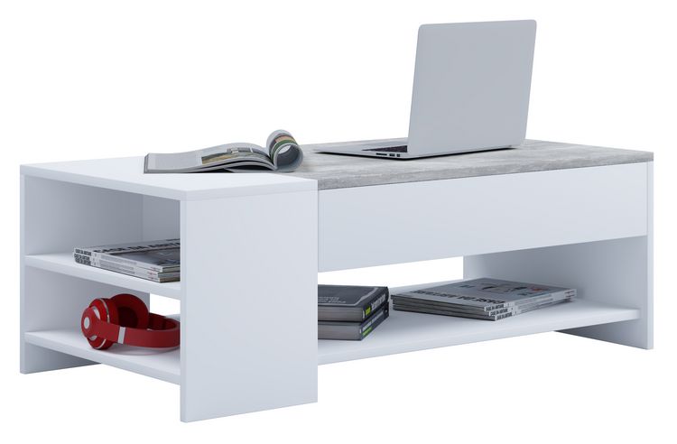 Produktbild: Holz Sofatisch Couchtisch Schublade Tindus