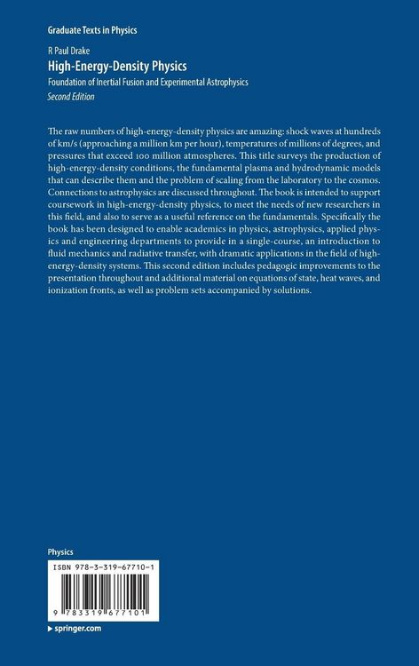 Produktbild: High-Energy-Density Physics