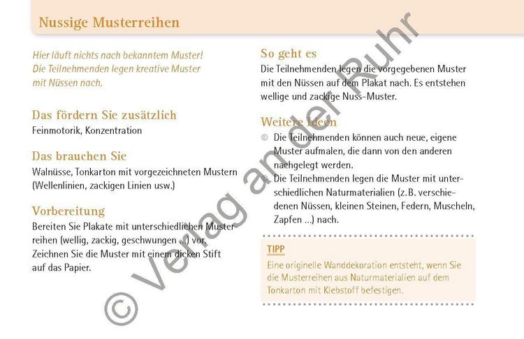 Produktbild: 10-Minuten-Aktivierungen mit Naturmaterialien
