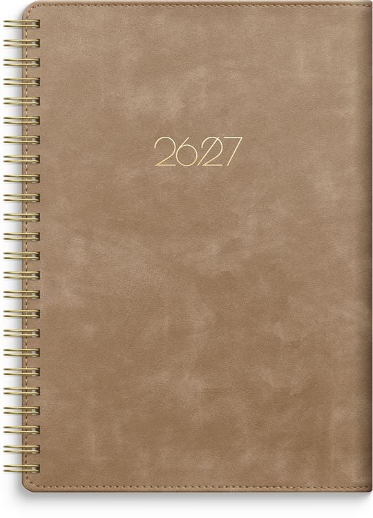 Produktbild: Kalender 26/27 Senator A5 Twist Braun