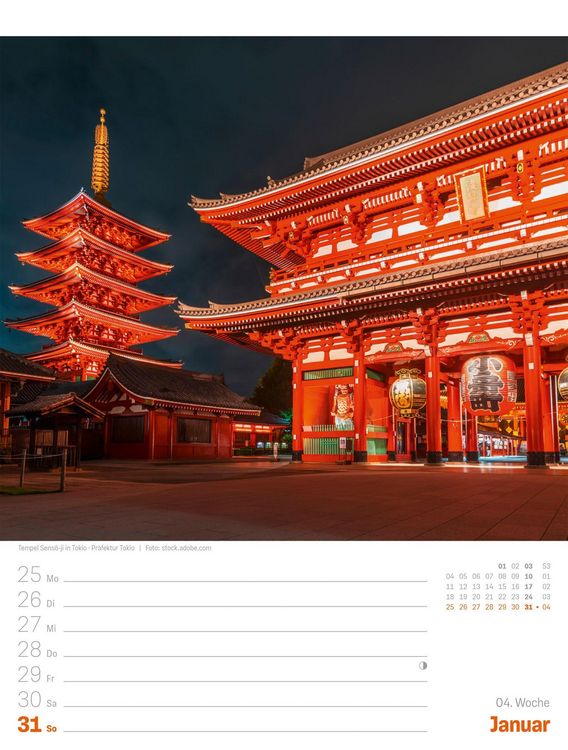 Produktbild: Japan Wochenplaner Kalender 2027 | Das Land der aufgehenden Sonne