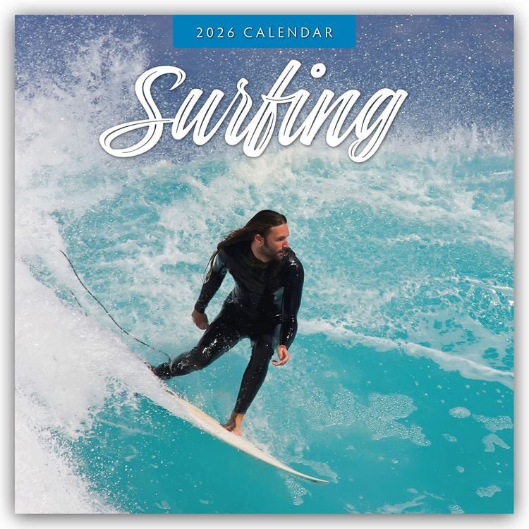 Produktbild: Surfing – Surfen 2026 – 16-Monatskalender