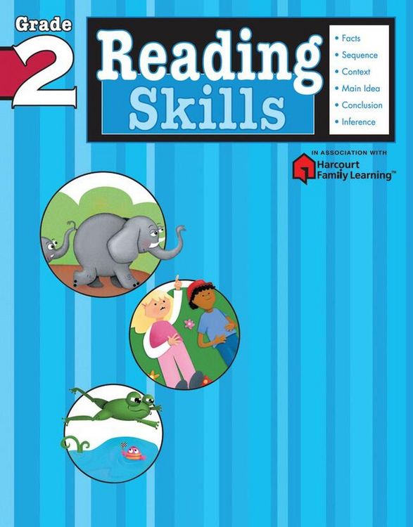 Produktbild: Reading Skills: Grade 2 (Flash Kids Harcourt Family Learning)
