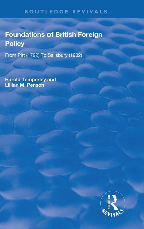 Produktbild: Foundations of British Foreign Policy