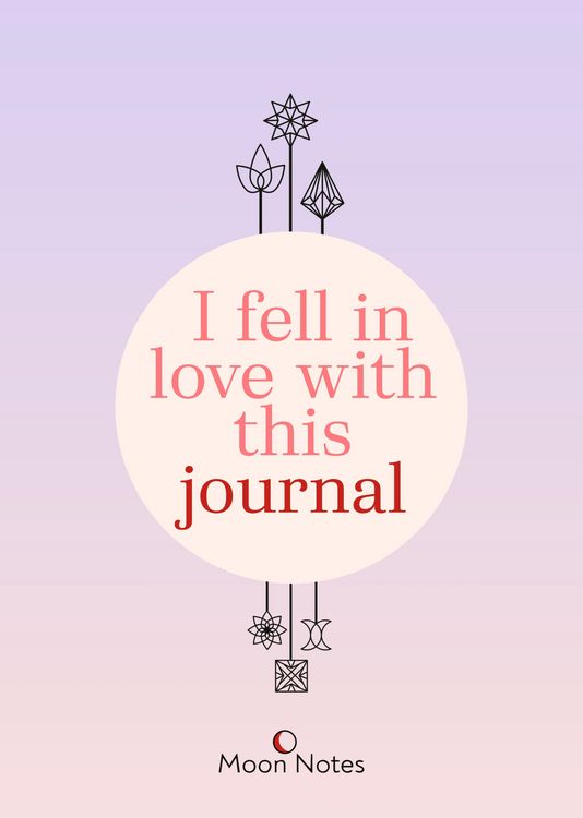 Produktbild: I fell in love with this journal