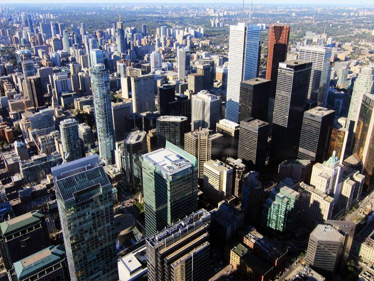 Produktbild: CALVENDO Puzzle Blick vom CN - Tower | 1000 Teile Lege-Gr&ouml;&szlig;e 64x48cm Foto-Puzzle f&uuml;r gl&uuml;ckliche Stunden