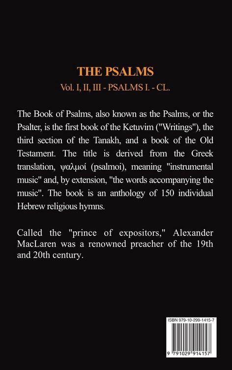 Produktbild: The Psalms (Unabridged)