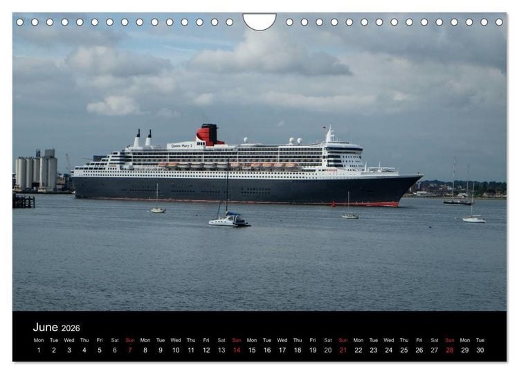 Produktbild: Cruise Southampton (Wall Calendar 2026 DIN A4 landscape), CALVENDO 12 Month Wall Calendar