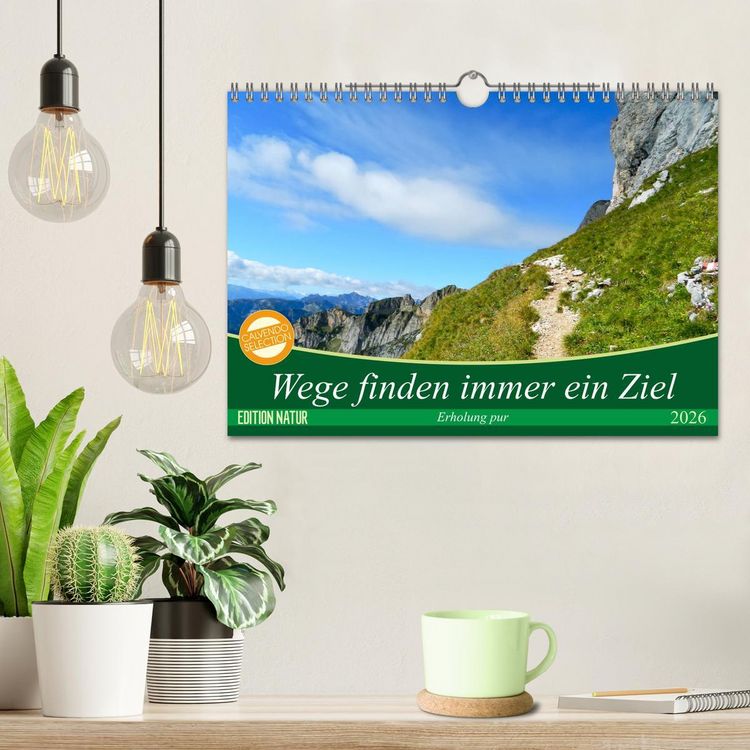 Produktbild: Wege finden immer ein Ziel (Wandkalender 2026 DIN A4 quer), CALVENDO Monatskalender