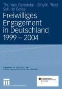 Produktbild: Freiwilliges Engagement in Deutschland 1999 - 2004
