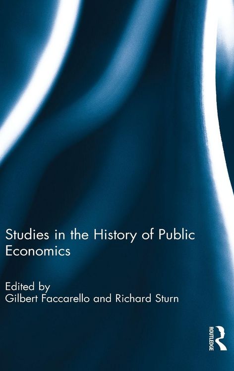 Produktbild: Studies in the History of Public Economics