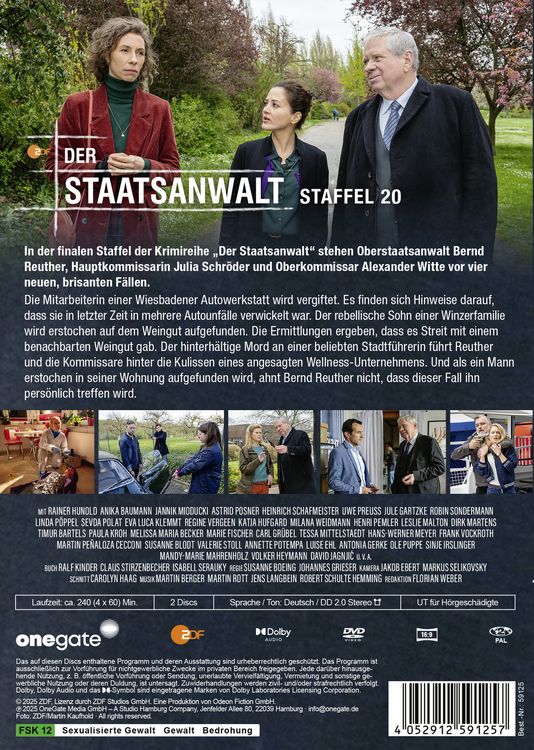 Produktbild: Der Staatsanwalt Staffel 20 [2 DVDs]