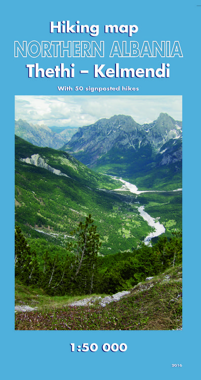 Produktbild: Hiking Map Northern Albania