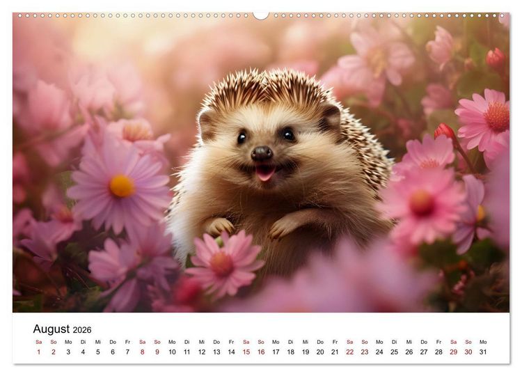 Produktbild: Magic Animals (hochwertiger Premium Wandkalender 2026 DIN A2 quer), Kunstdruck in Hochglanz