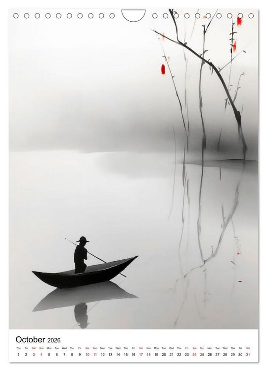 Produktbild: Zen Serenity (Wall Calendar 2026 DIN A4 portrait), CALVENDO 12 Month Wall Calendar