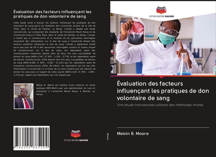 Produktbild: &Eacute;valuation des facteurs influen&ccedil;ant les pratiques de don volontaire de sang