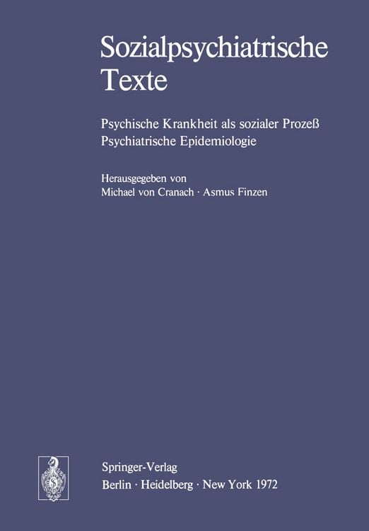 Produktbild: Sozialpsychiatrische Texte