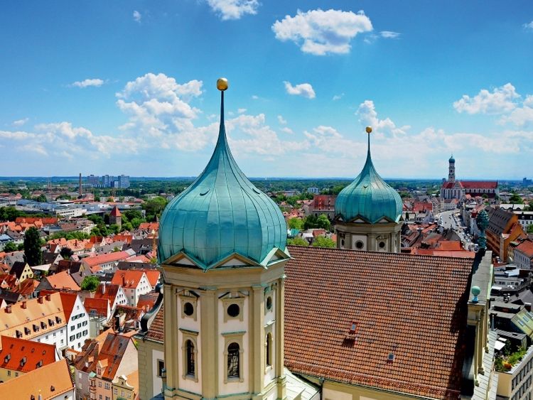 Produktbild: CALVENDO Puzzle Rathaus von Augsburg | 1000 Teile Lege-Gr&ouml;&szlig;e 64x48cm Foto-Puzzle f&uuml;r gl&uuml;ckliche Stunden