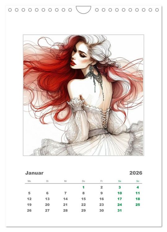 Produktbild: Im Rhythmus der Leidenschaft (Wandkalender 2026 DIN A4 hoch), CALVENDO Monatskalender