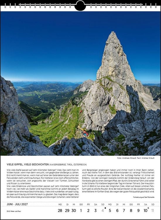 Produktbild: Blodigs Alpenkalender 2027