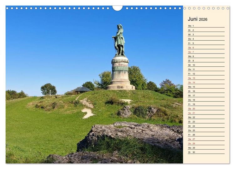 Produktbild: Burgund - Das gr&uuml;ne Herz Frankreichs (Wandkalender 2026 DIN A3 quer), CALVENDO Monatskalender