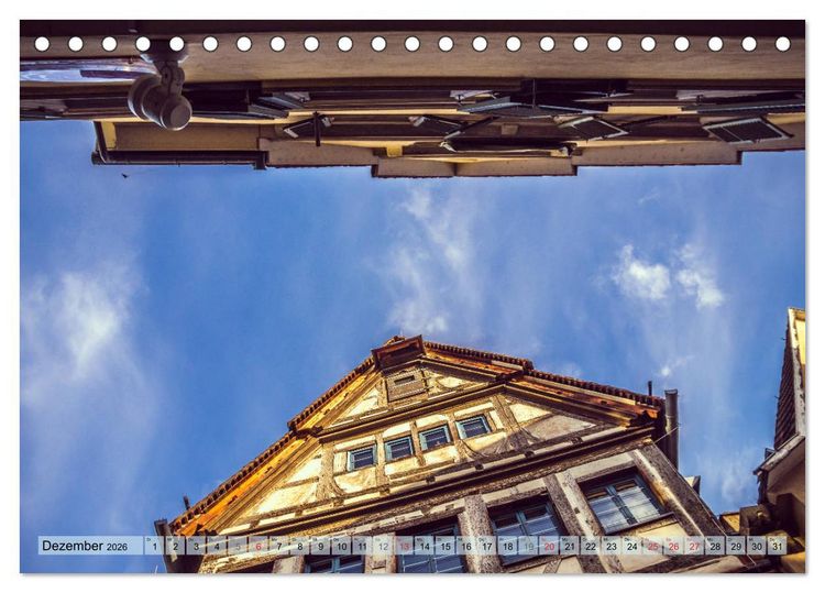 Produktbild: T&uuml;bingen - Impressionen aus der Universit&auml;tsstadt (Tischkalender 2026 DIN A5 quer), CALVENDO Monatskalender