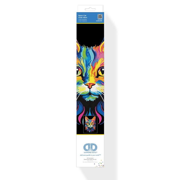 Produktbild: DIAMOND DOTZ - Diamond Painting Neon Katze