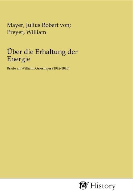 Produktbild: &Uuml;ber die Erhaltung der Energie