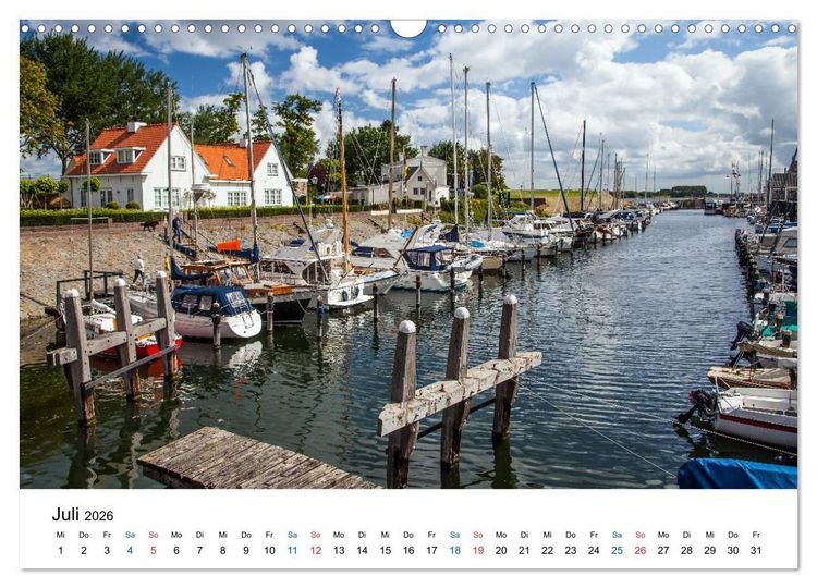 Produktbild: Seeland - Impressionen aus dem S&uuml;dwesten der Niederlande (Wandkalender 2026 DIN A3 quer), CALVENDO Monatskalender