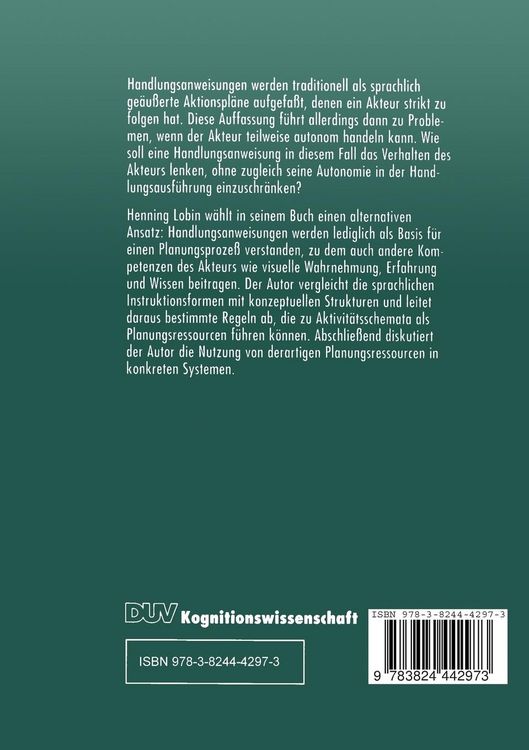 Produktbild: Handlungsanweisungen