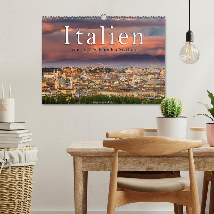 Produktbild: Italien von der Toskana nach Sizilien (Wandkalender 2026 DIN A3 quer), CALVENDO Monatskalender
