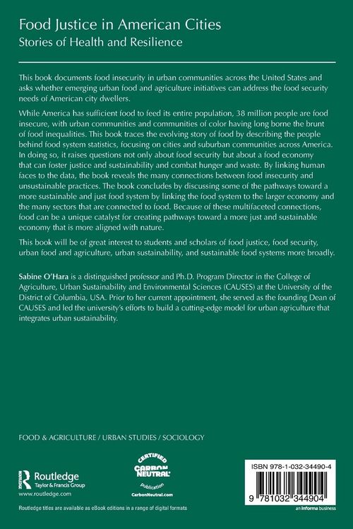 Produktbild: Food Justice in American Cities