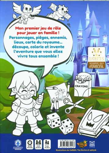 Produktbild: Mon premier jeu de r&ocirc;le : livre de r&egrave;gles et aventures