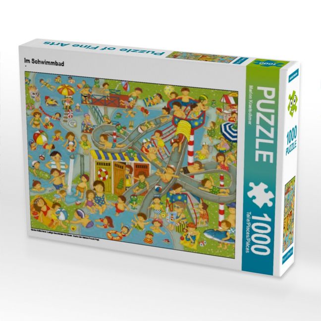 Produktbild: CALVENDO Puzzle Im Schwimmbad | 1000 Teile Lege-Gr&ouml;&szlig;e 64x48cm Foto-Puzzle f&uuml;r gl&uuml;ckliche Stunden