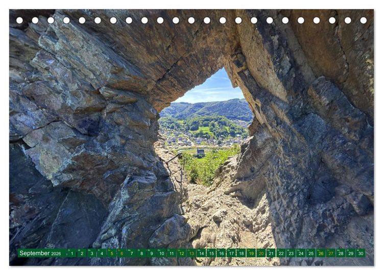 Produktbild: Erlebe mit mir die Wanderregionen im Ahrtal - Altenahr (Tischkalender 2026 DIN A5 quer), CALVENDO Monatskalender
