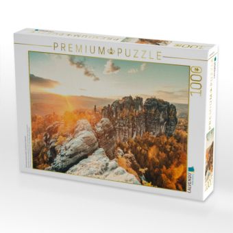 Produktbild: CALVENDO Puzzle Schrammsteinaussicht, S&auml;chsische Schweiz | 1000 Teile Lege-Gr&ouml;&szlig;e 64x48cm Foto-Puzzle f&uuml;r gl&uuml;ckliche Stunden