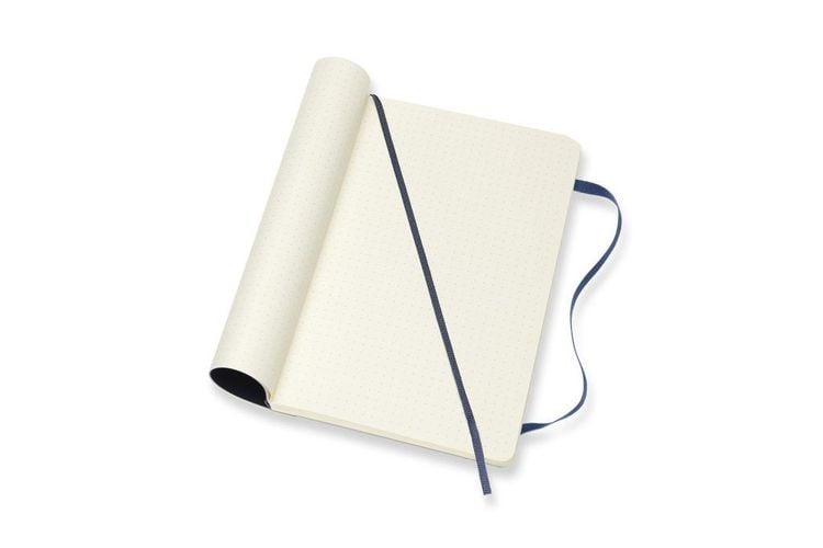Produktbild: MOLESKINE NOTIZBUCH L/A5, PUNKTRASTER, SOFT COVER, SAPHIR