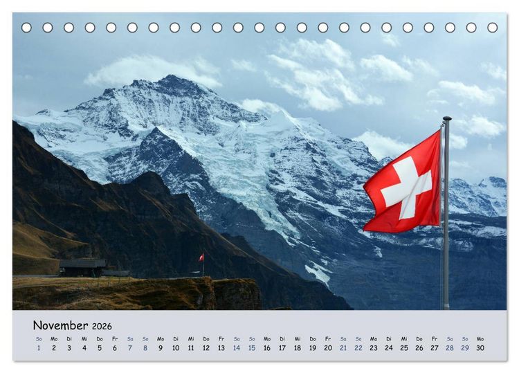 Produktbild: Gipfel Blicke (Tischkalender 2026 DIN A5 quer), CALVENDO Monatskalender