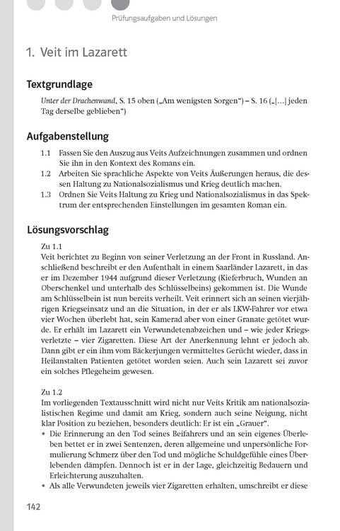Produktbild: Klett Lekt&uuml;rehilfen Arno Geiger 'Unter der Drachenwand'