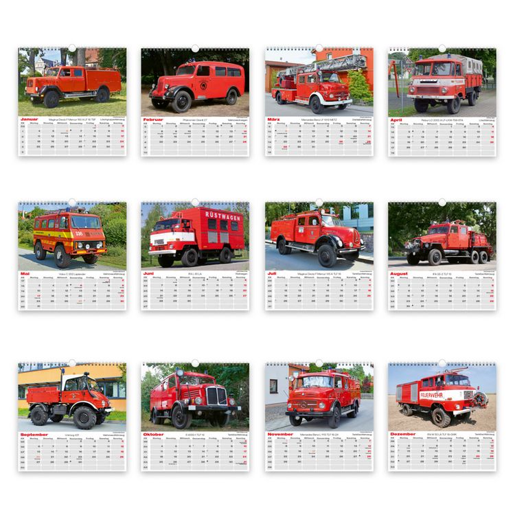 Produktbild: TR&Ouml;TSCH - Technikkalender Feuerwehren 2027